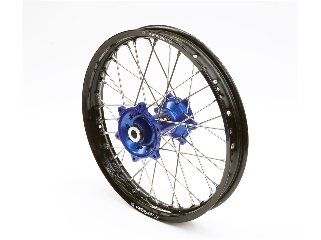 RFX Komplett Bakhjul 19x2.15 Svart Fälg/Blått Nav Husqvarna FC/TC