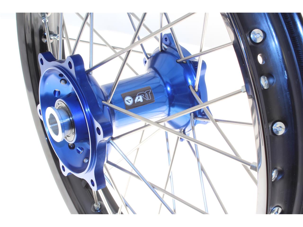 RFX Komplett Bakhjul 19x2.15 Svart Fälg/Blått Nav Husqvarna FC/TC - 4