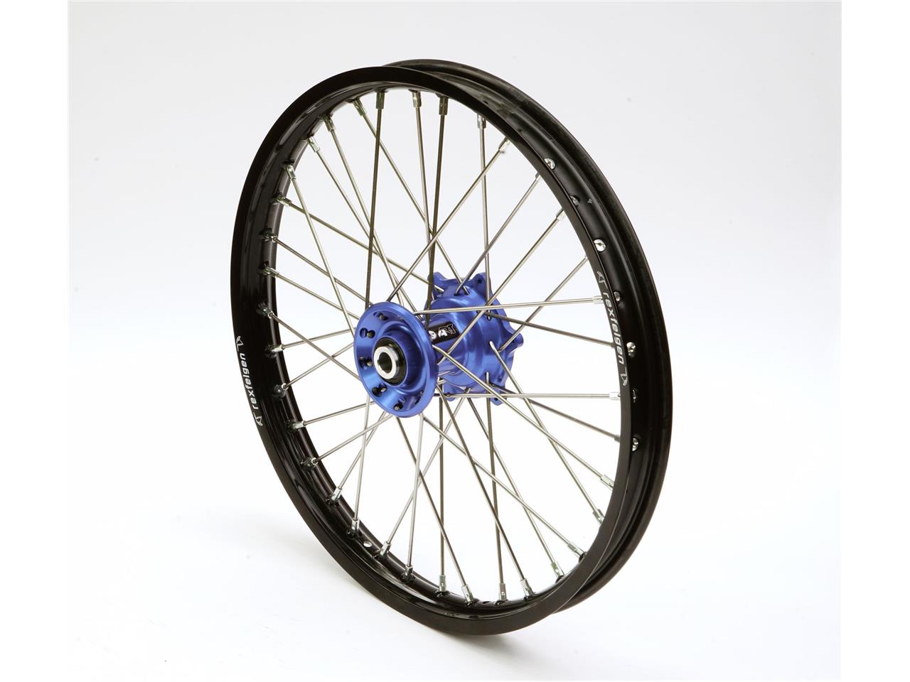 RFX Komplett Framhjul 21x1.60 Svart Fälg/Blått Nav Husqvarna FC/TC & FE/TE - 6