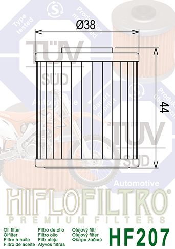 Kawasaki KX250F 2004-2020 KX450F 16-21 Hiflo HF207 - 2