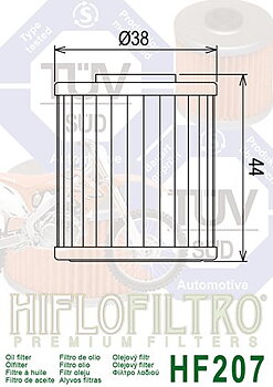 Kawasaki KX250F 2004-2020 KX450F 16-21 Hiflo HF207