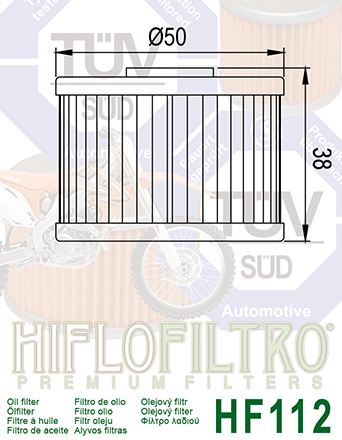 Kawasaki KX450F 06-15 KLX110-450 Hiflo HF112 - 2