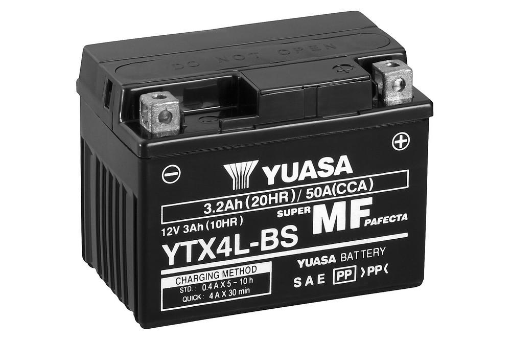 Batteri YUASA YTX4L-BS Husqvarna 14-16 KTM 11-15 Husaberg 11-14
