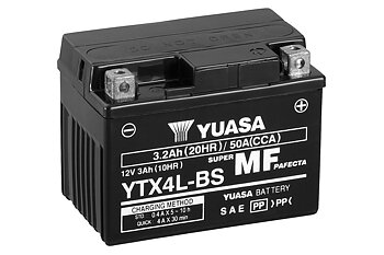 Batteri YUASA YTX4L-BS Husqvarna 14-16 KTM 11-15 Husaberg 11-14