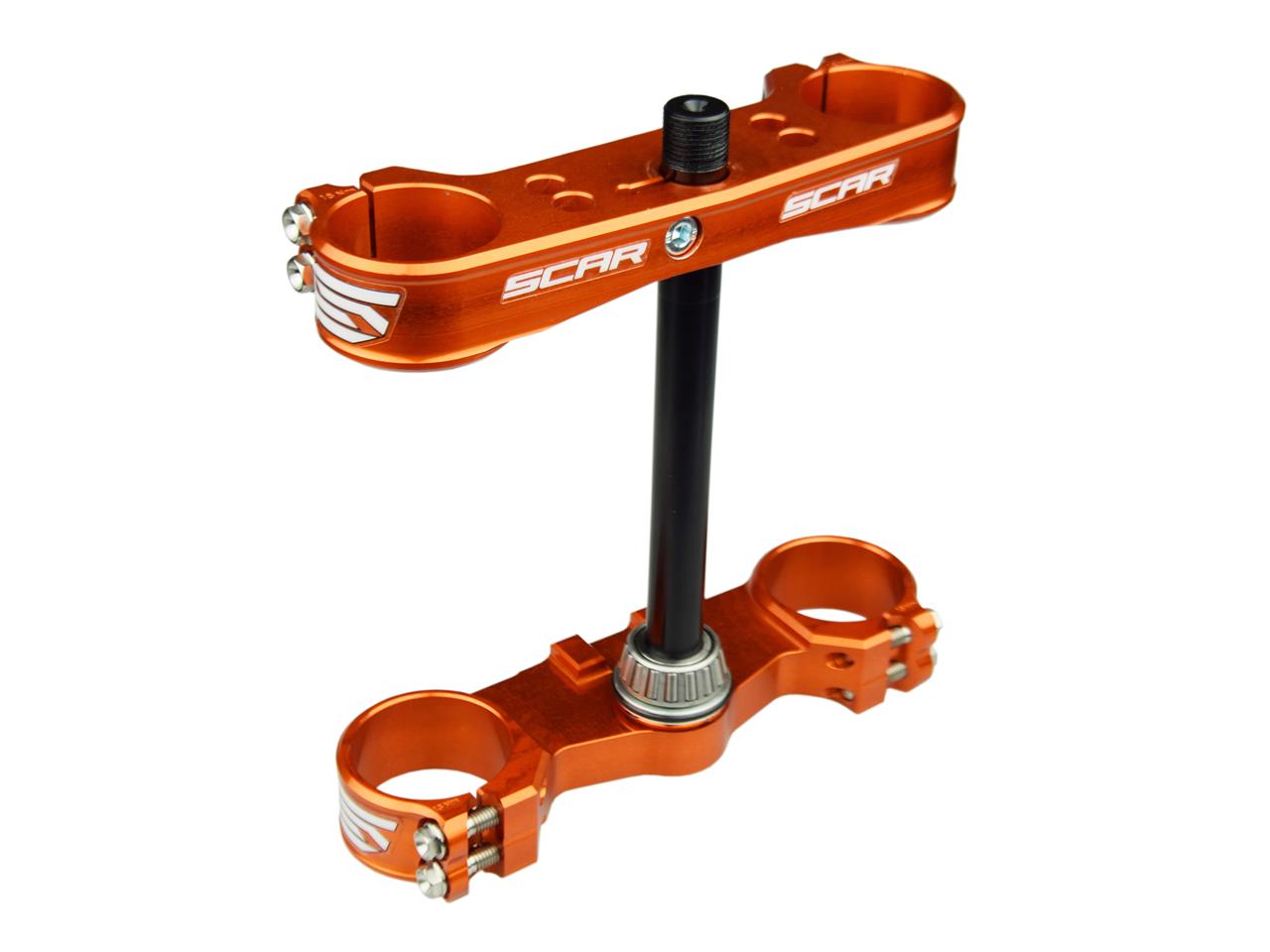SCAR Triple Clamp Offset 16mm Orange KTM Husqvarna SX/TC85