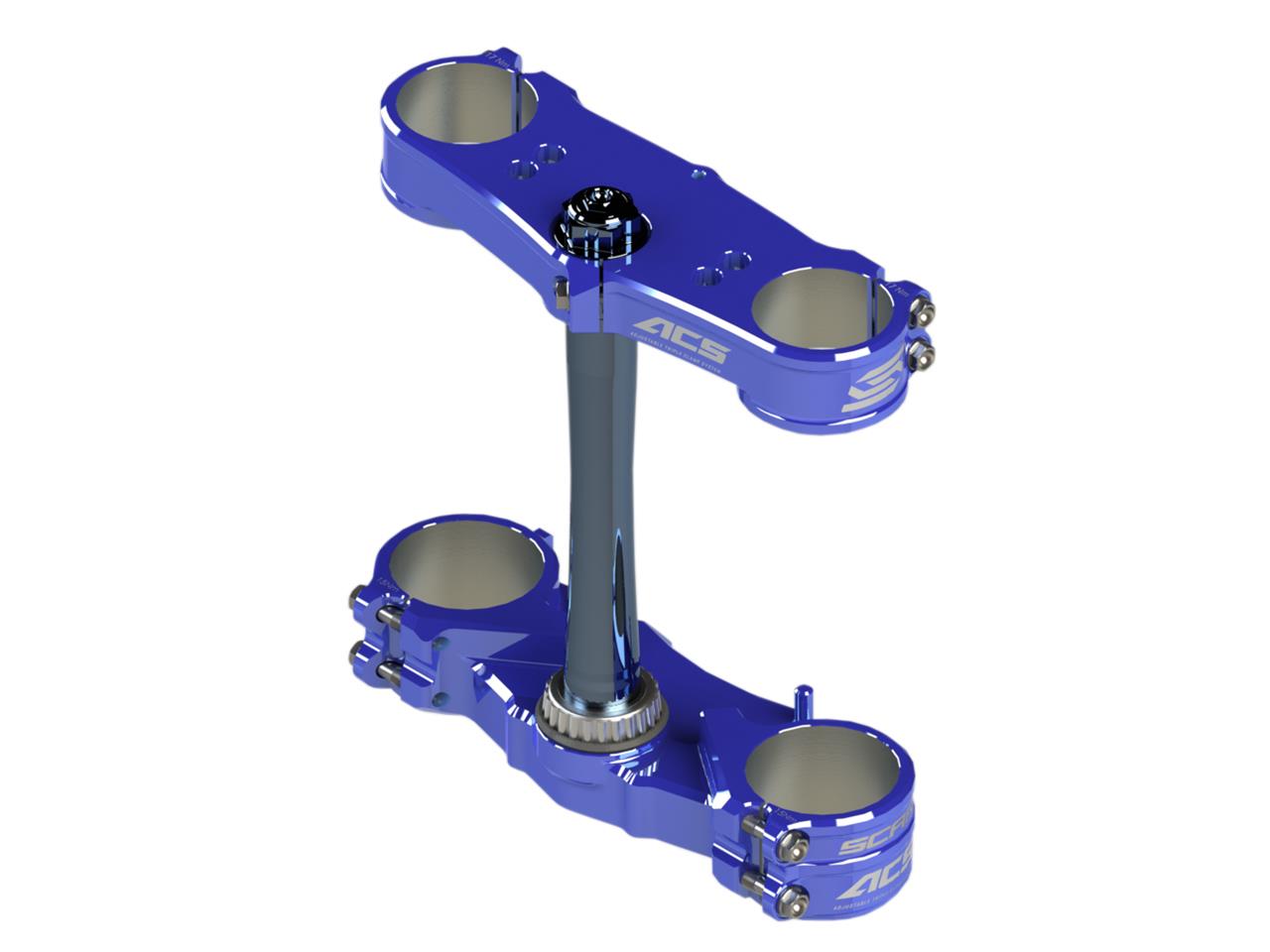 SCAR Triple Clamp Offset 16mm Blue KTM Husqvarna SX/TC85