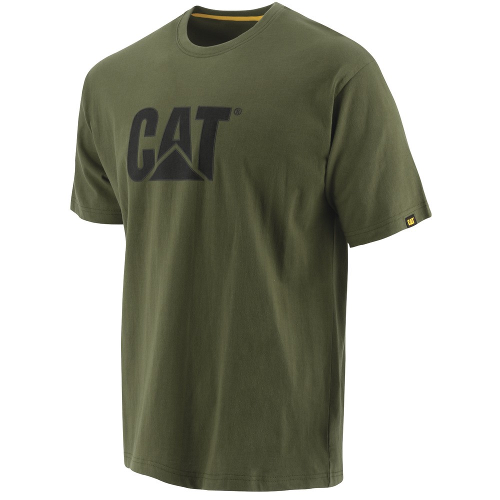 T-SHIRT S CAT CHIVE ARMY GRÖN