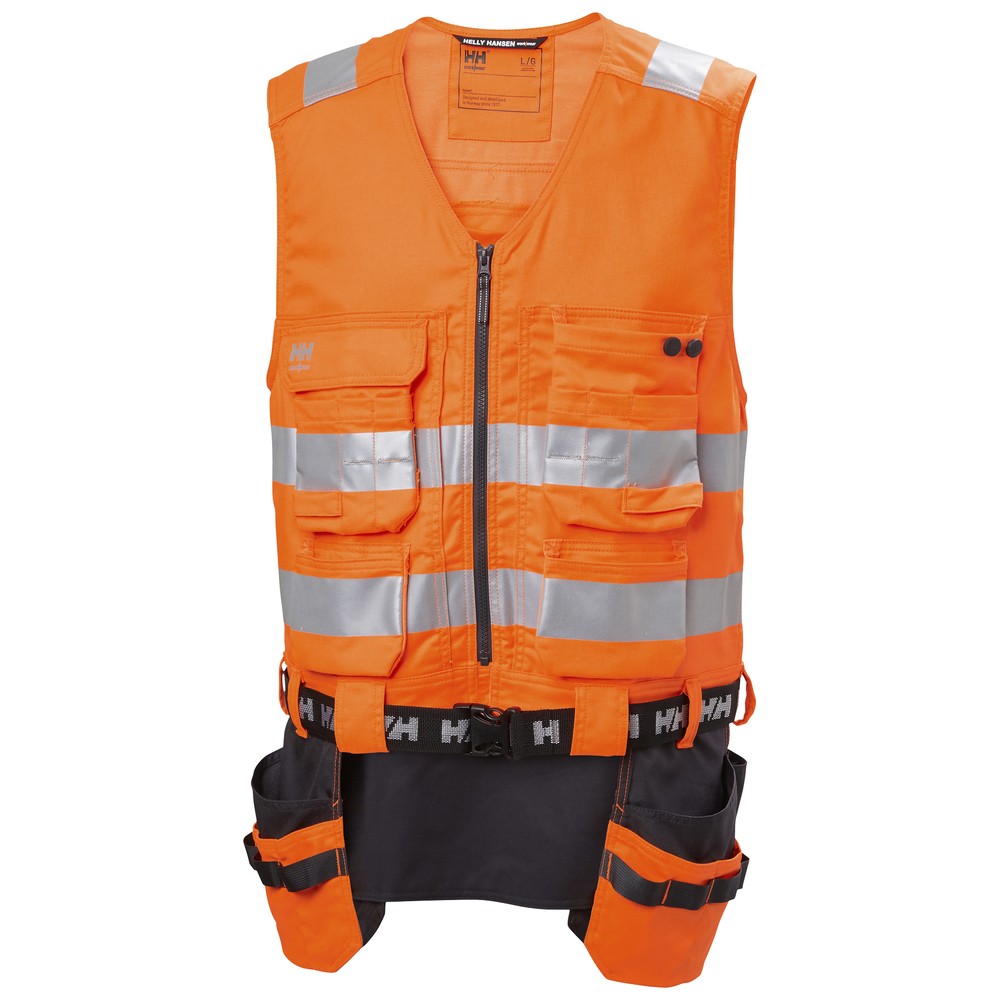 VARSELVÄST M ALNA 2.0 FL.ORANGE/GRÅ