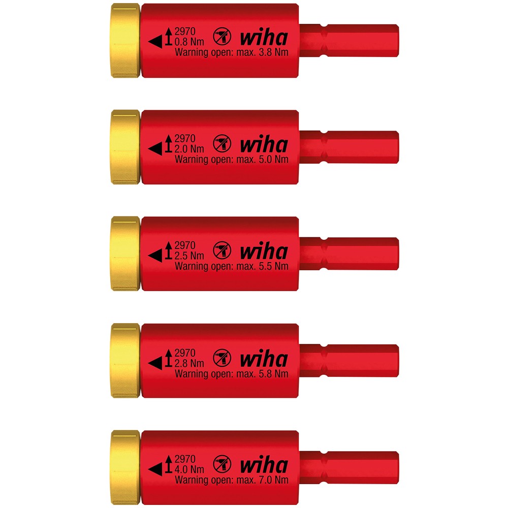 VRIDMOMENT ADAPTERSATS VDE 5ST 0,8-4NM