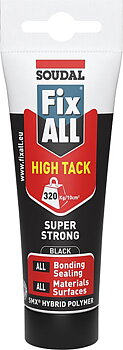 Fix All High Tack Svart Tub 125ml SE