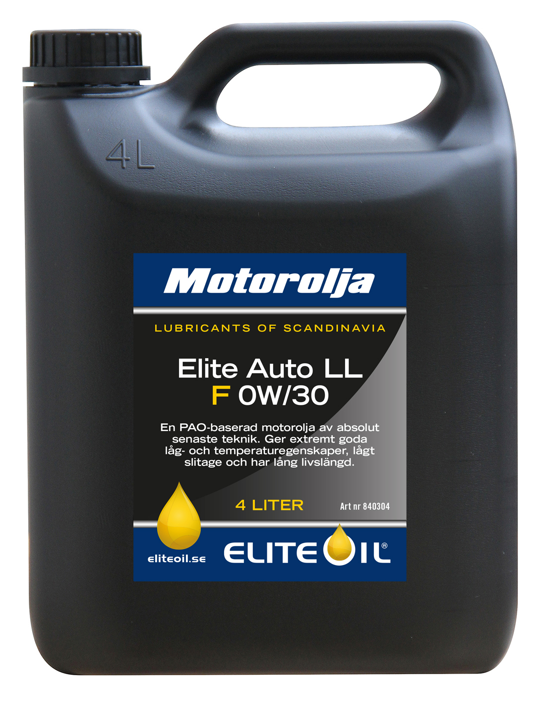 ELITE AUTO LONG LIFE F 0W/30 4 LITER