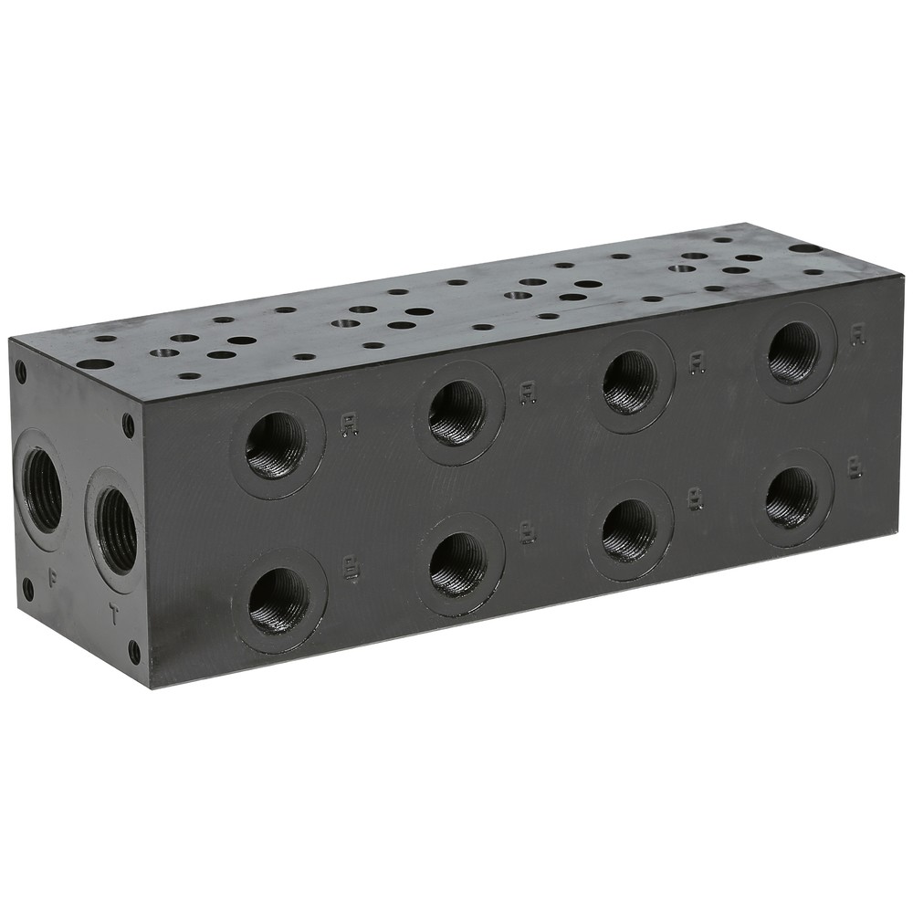 CETOP 3/NK6 3/8 MONTAGEPLATTA 4-SEKTION