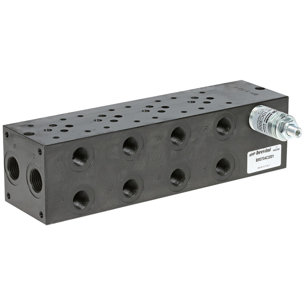 CETOP 3/NK6 3/8 MONTAGEPLATTA 4-SEKTION VENTIL