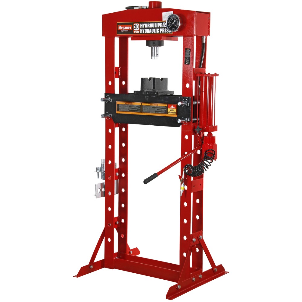 HYDRAULISK PRESS 30TON MED ADAPTER LUFT