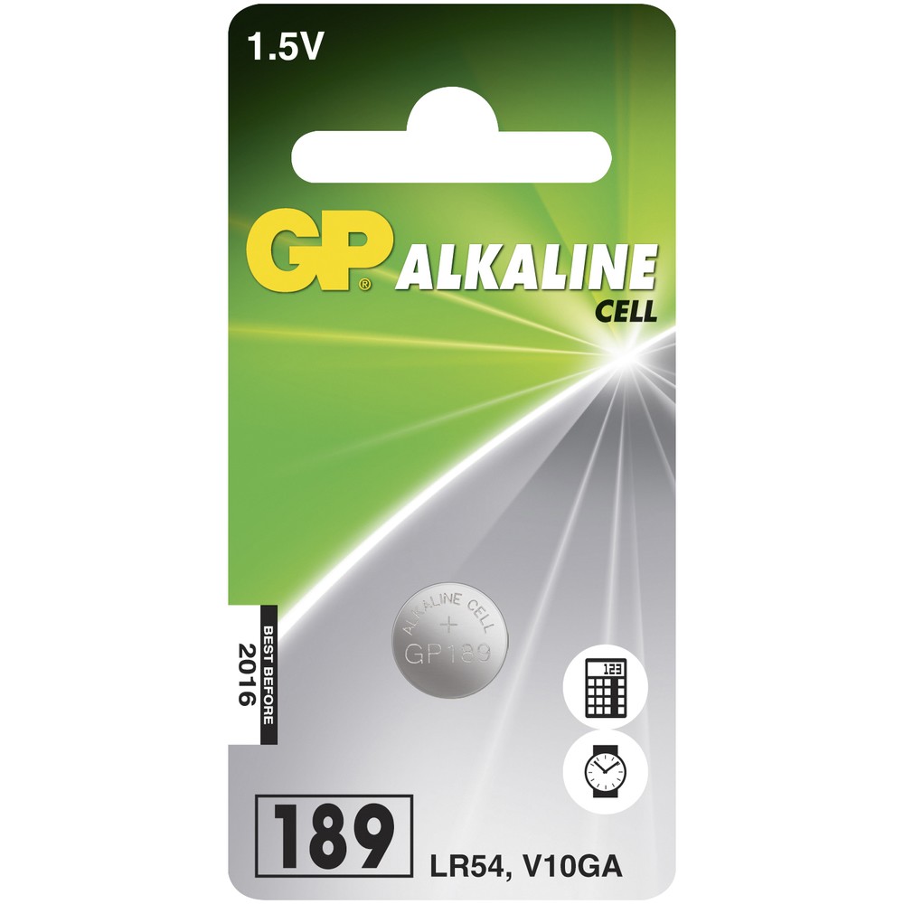 KNAPPCELLSBATTERI 1,5V LR54 ALKALINE 1ST