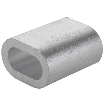PRESSLÅS 5MM 10ST ALUM.