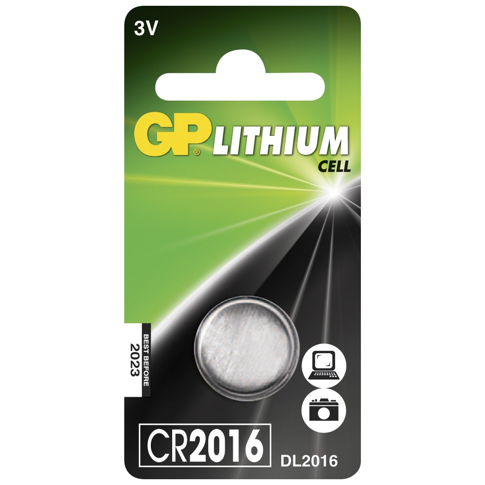 KNAPPCELLSBATTERI 3V CR2016 LITHIUM 1ST