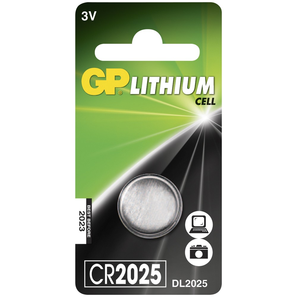 KNAPPCELLSBATTERI 3V CR2025 LITHIUM 1ST