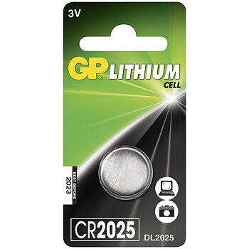 KNAPPCELLSBATTERI 3V CR2025 LITHIUM 1ST
