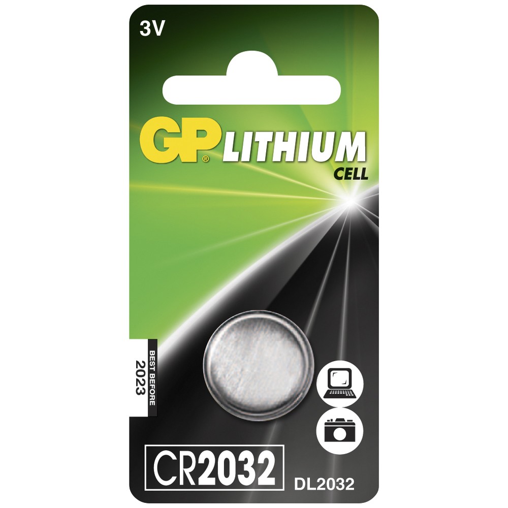 KNAPPCELLSBATTERI 3V CR2032 LITHIUM 1ST