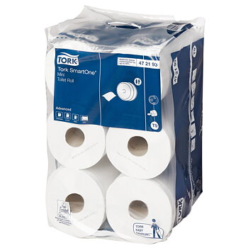 TOALETTPAPPER 12 RULLAR TORK SMART ONE MINI T9