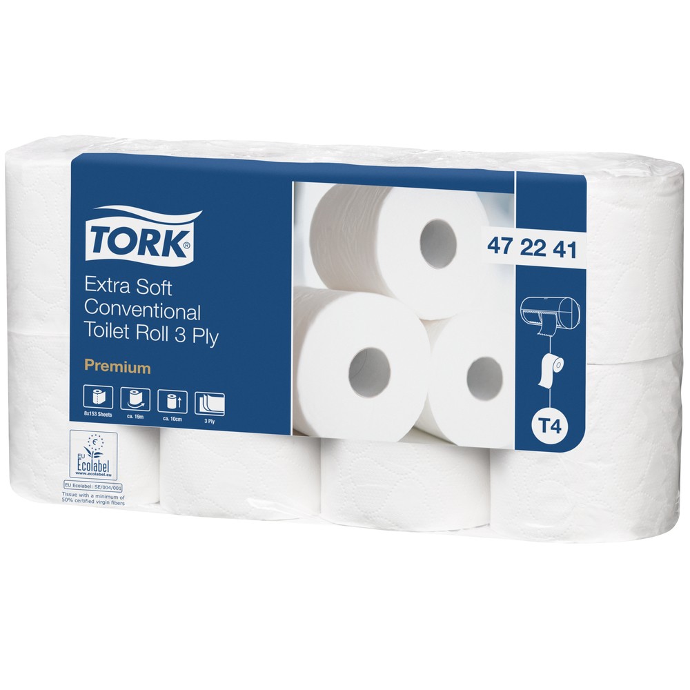 TOALETTPAPPER EXTRA SOFT 40 RULLAR TORK 3K T4