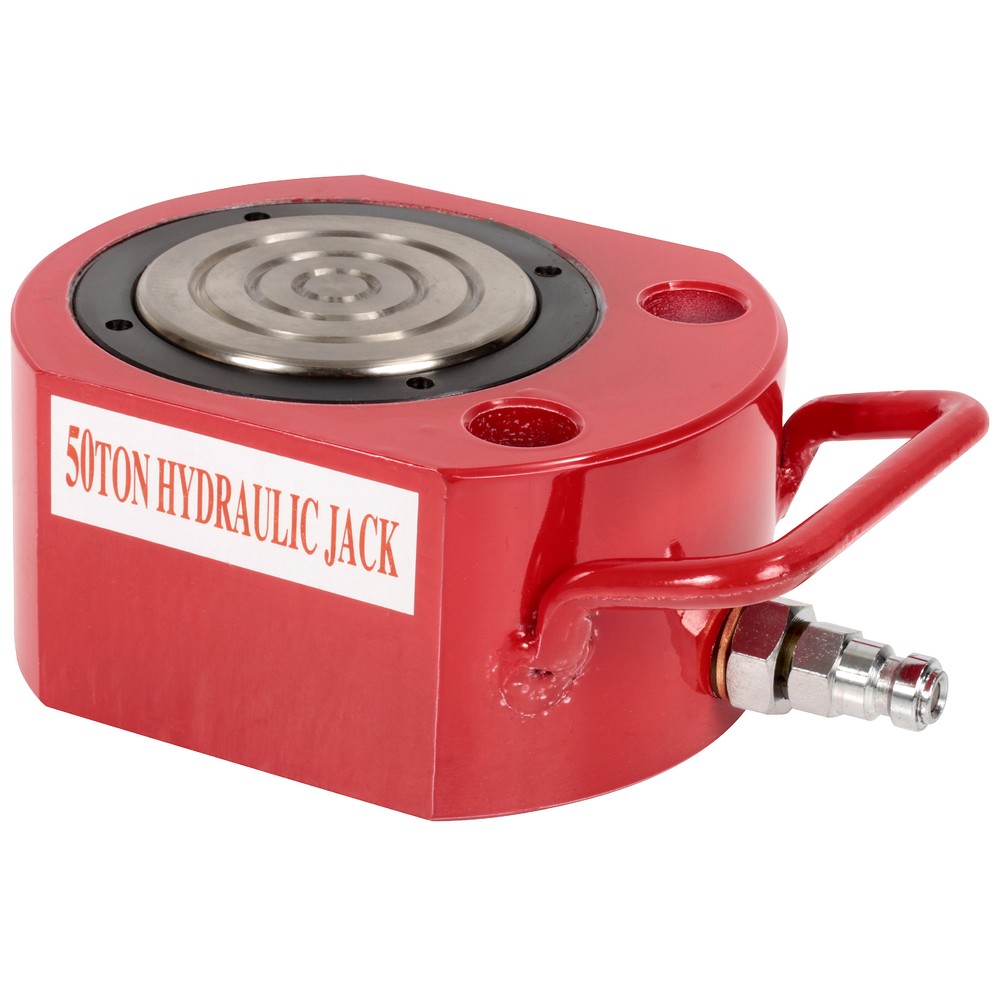HYDRAULISK DOMKRAFT 50TON LÅG ENKELVERKANDE