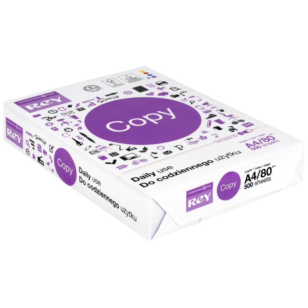 KOPIERINGSPAPPER A4 500ST/KRT VIT 80G