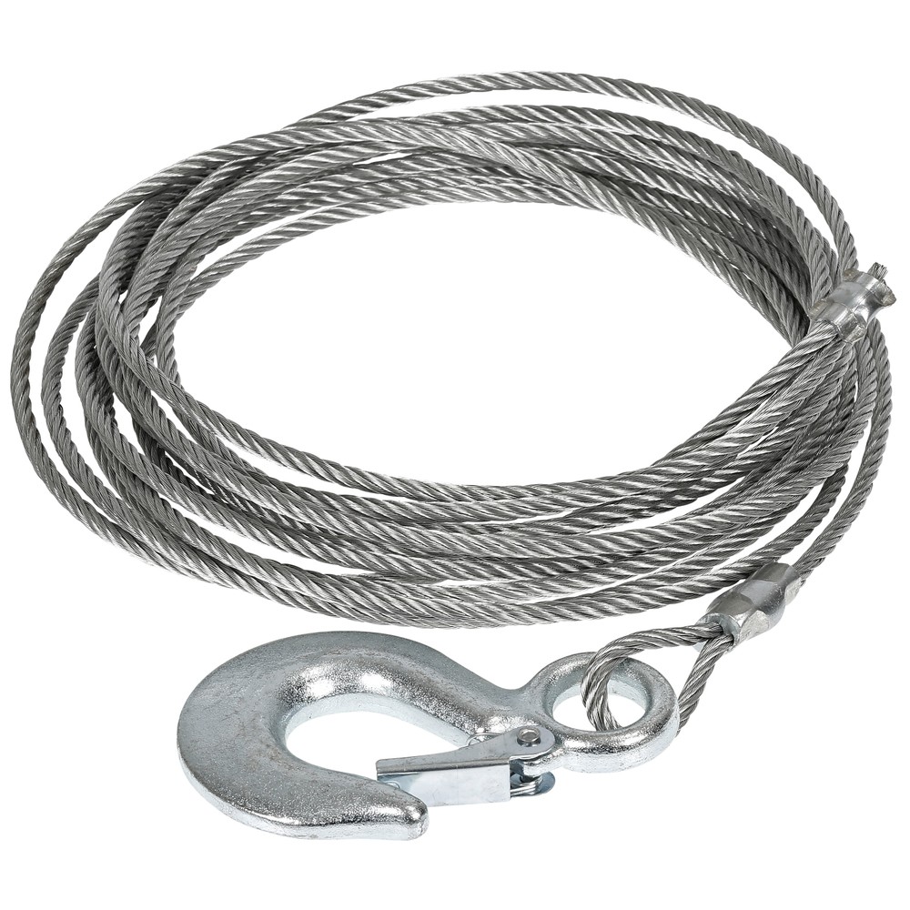 VAJER FÖR VINSCH 4MM X 6M MED KROK