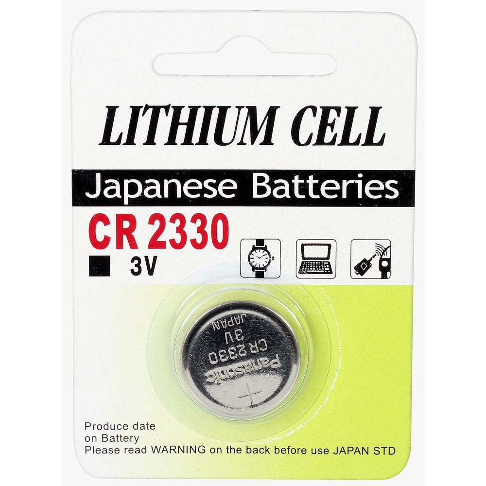KNAPPCELLSBATTERI 3V CR2330 LITHIUM 1ST