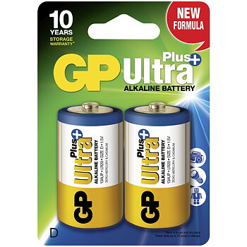 BATTERI 1,5V D/LR20 ULTRA+ ALKALINE 2ST