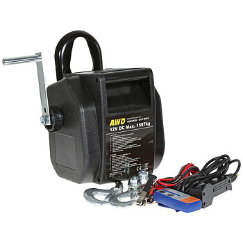 BÅTVINSCH 12V / 350W 1587KG FJÄRRKONTROLL