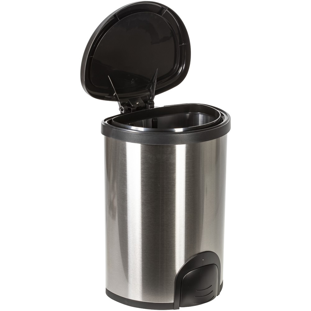 SKRÄPKORG 20L MED AUTOMATISK LOCK ROSTFRI