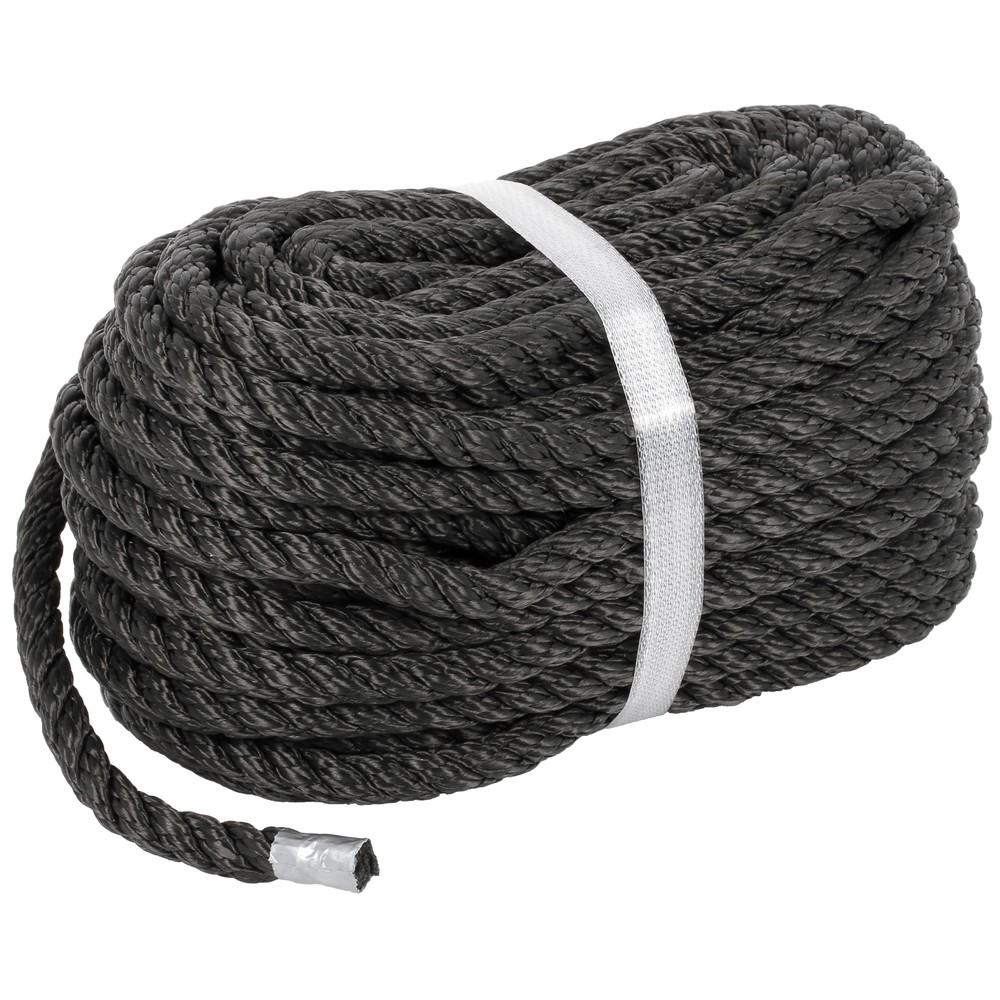 REP POLYSOFT 8MM 20M SVART 870KG