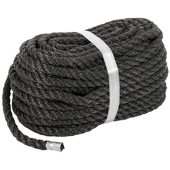 REP POLYSOFT 8MM 20M SVART 870KG