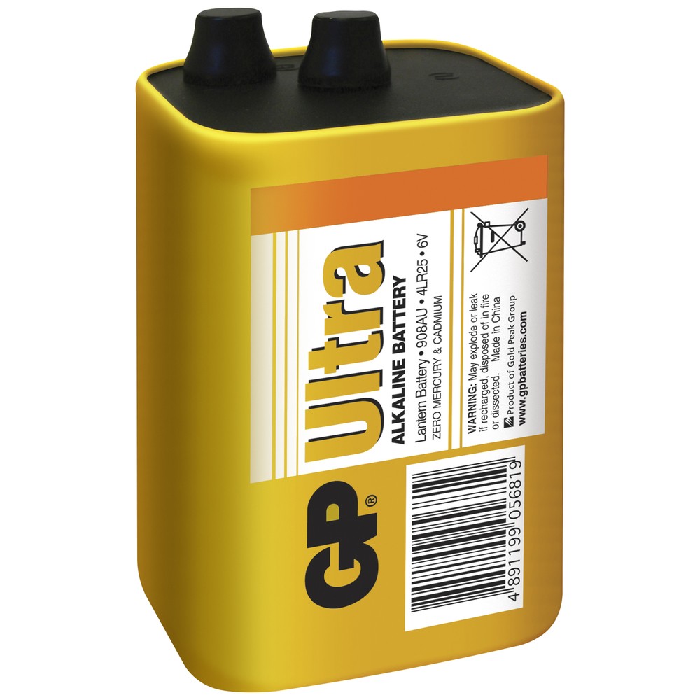 BATTERI 6V 4LR25/908AU ULTRA ALKALINE 1ST