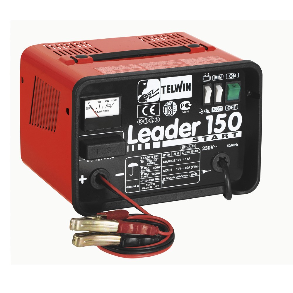 BATTERILADDARE / BOOSTER 12V 140A LEADER 150