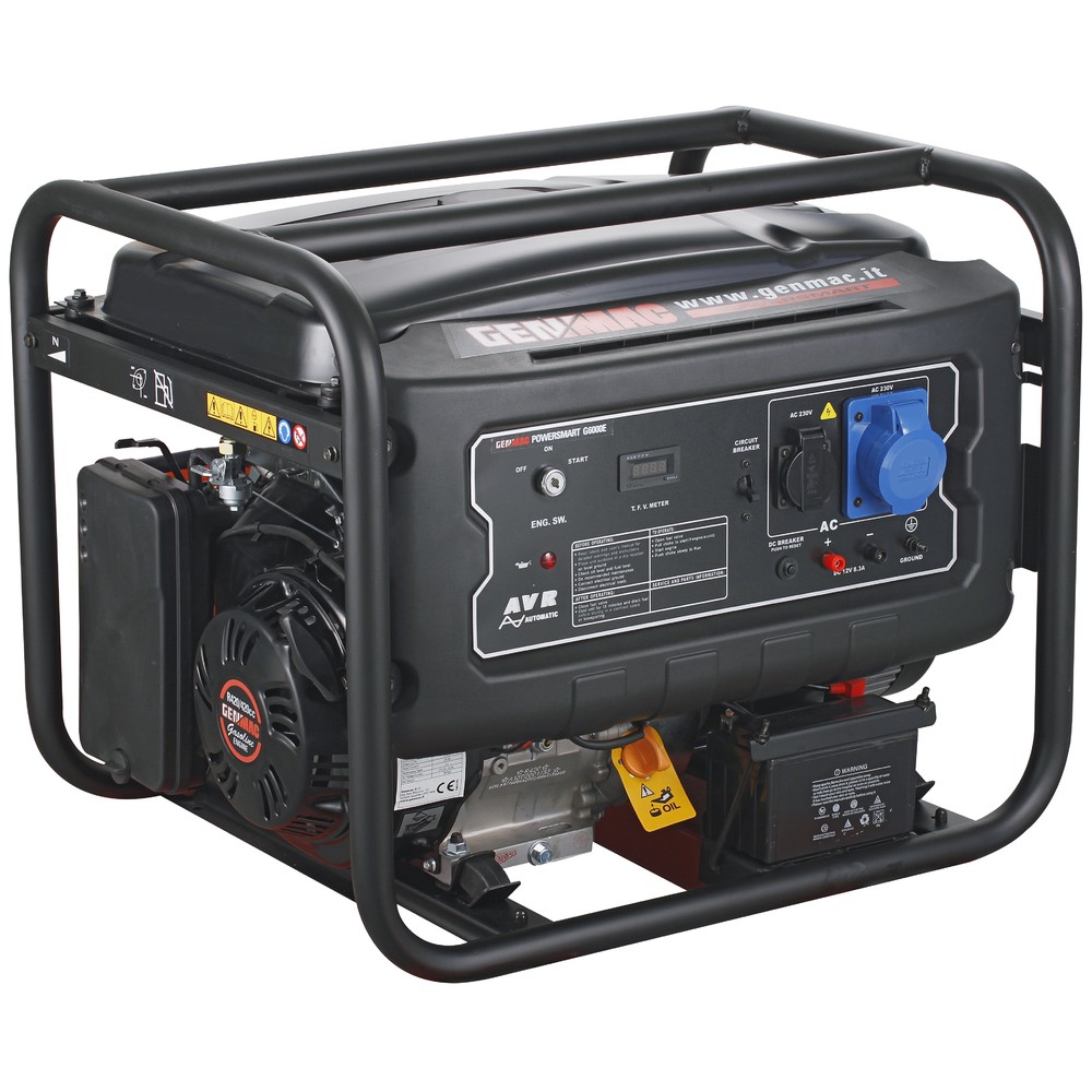 ELVERK 5,5KW POWERSMART G6000E BENSIN