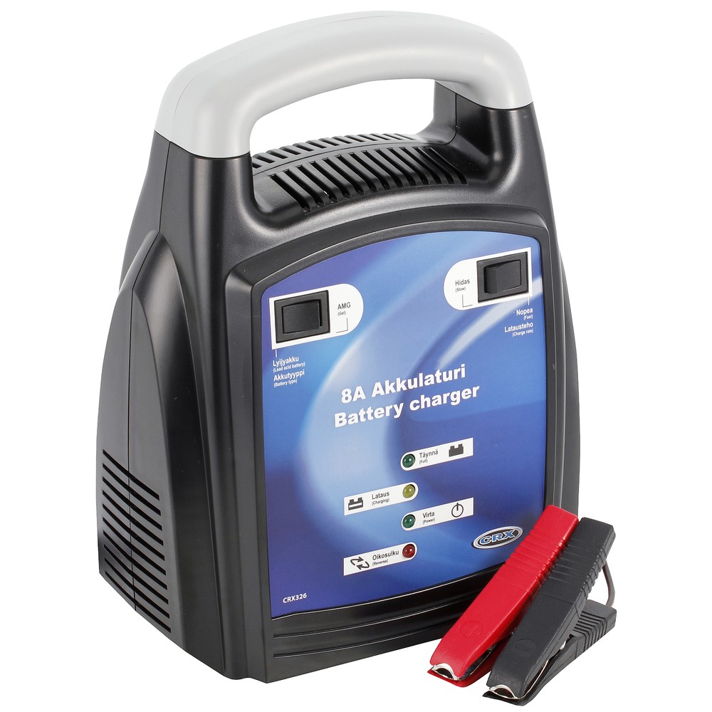 BATTERILADDARE AUTOMATISK 12V 8A