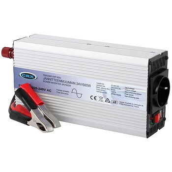 VÄXELRIKTARE / INVERTER 24V/230V 500W REN SINUS