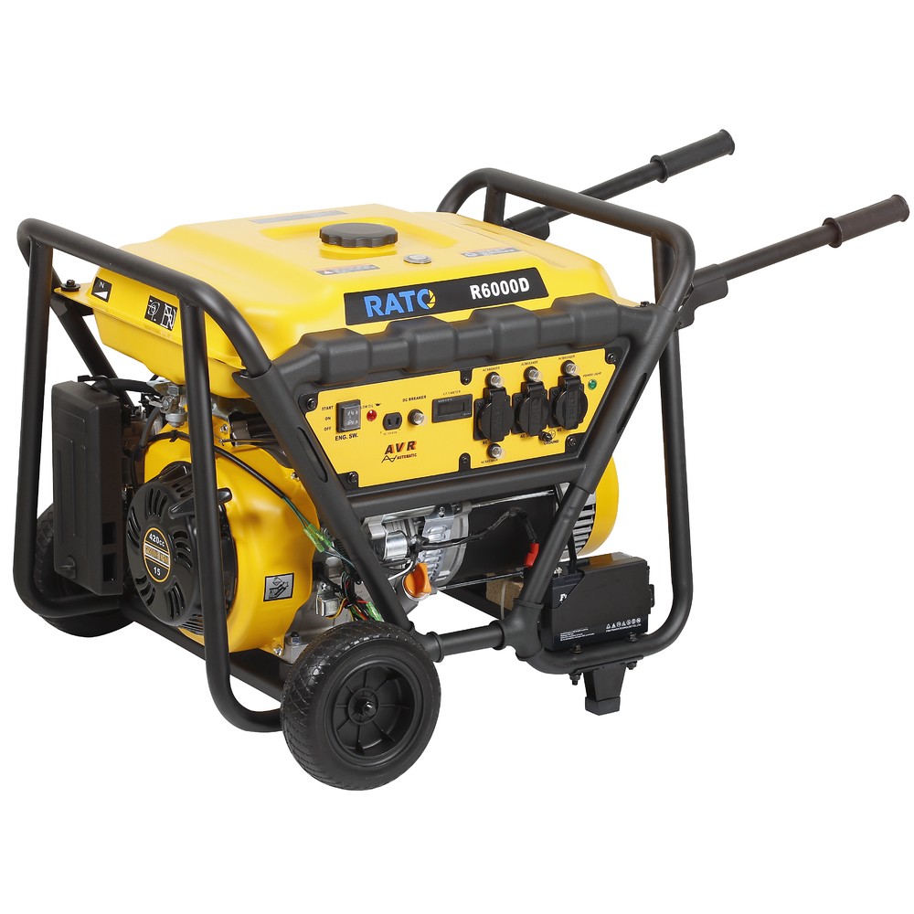 ELVERK 6,0KW R6000D AVR ELSTART BENSIN