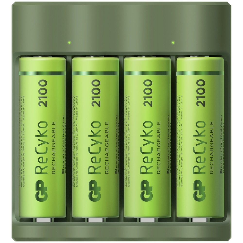 EVERYDAY LADDARE + BATTERI AA 2000MAH RECYKO 4ST