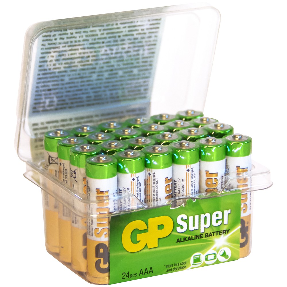 BATTERY 1,5V AAA/LR03 SUPER ALKALINE 24PCS