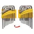 Insexnyckelsats 25 st CRV 1,30-10 mm & 1/16-3/8'' - 6