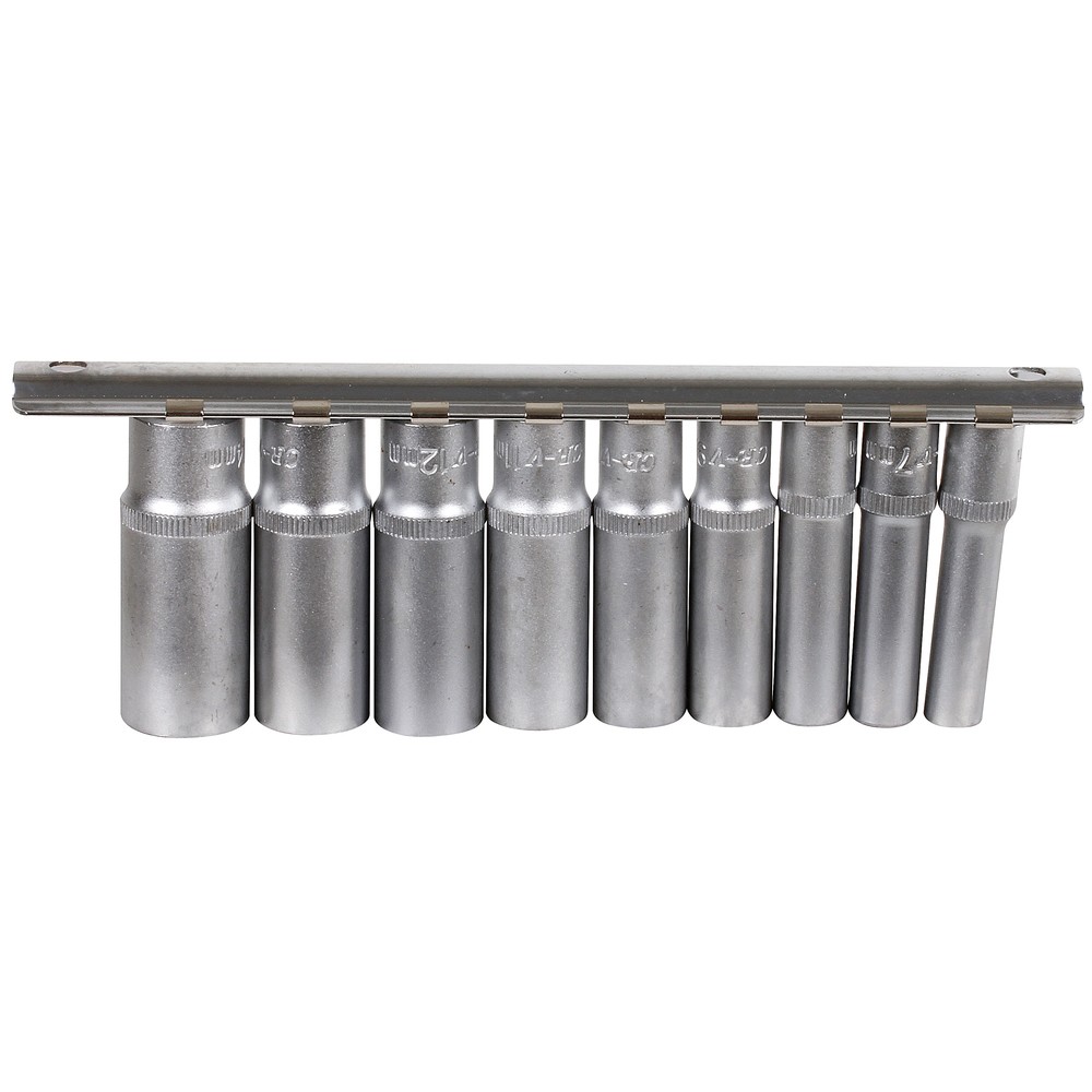 HYLSSATS 1/4" 6-14MM 9ST 12-KANT LÅNG