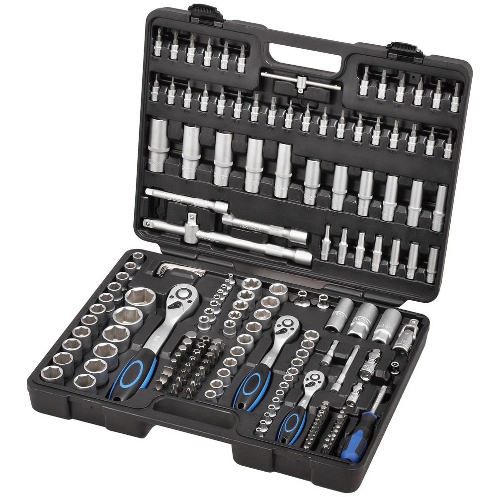 HYLSNYCKELSATS 1/4", 3/8" OCH 1/2" 172 DELAR