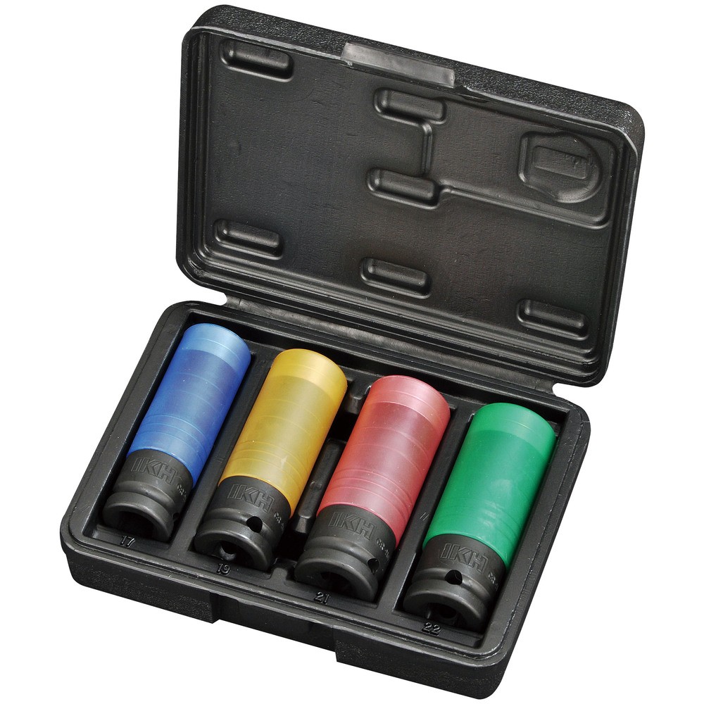 HJULMUTTERHYLSOR 1/2" MAGNETISK 17/19/21/22MM
