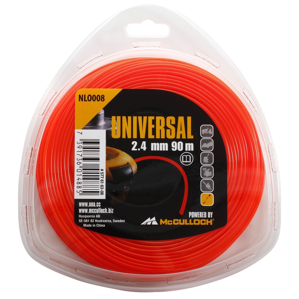 TRIMMERTRÅD 2,4 MM x 90 M RUND NLO008