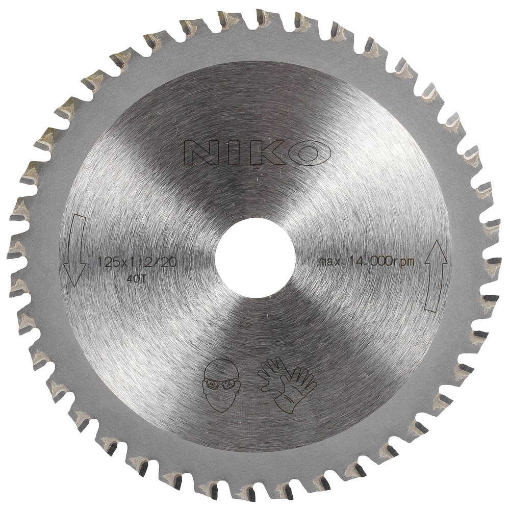 CIRKELSÅGKLINGA 125X1,2X20MM Z40 FÖR METALL