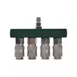 Luftfördelare 4-vägs 1/4" - 3